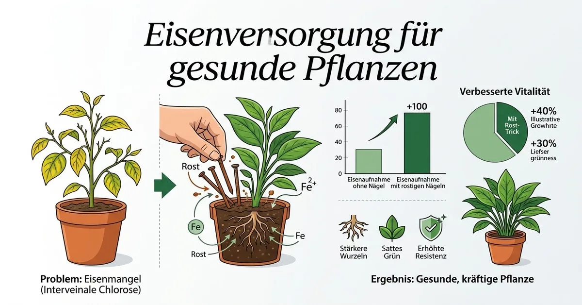 Die Rolle von Eisenoxid: Warum manche Gärtner auf Metall in der Blumenerde setzen