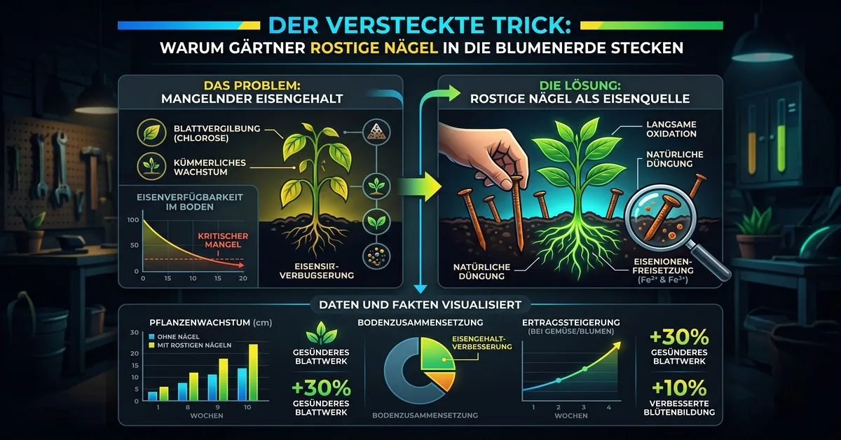 Die Rolle von Eisenoxid: Warum manche Gärtner auf Metall in der Blumenerde setzen