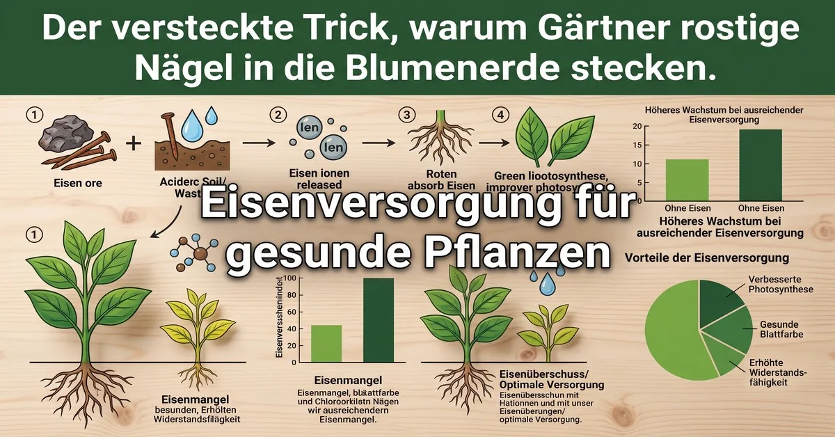Die Rolle von Eisenoxid: Warum manche Gärtner auf Metall in der Blumenerde setzen