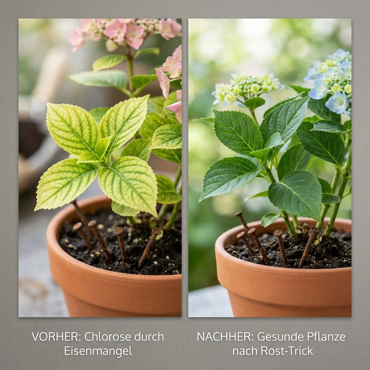 Warum Gärtner rostige Nägel in die Blumenerde stecken: Die wissenschaftliche Erklärung